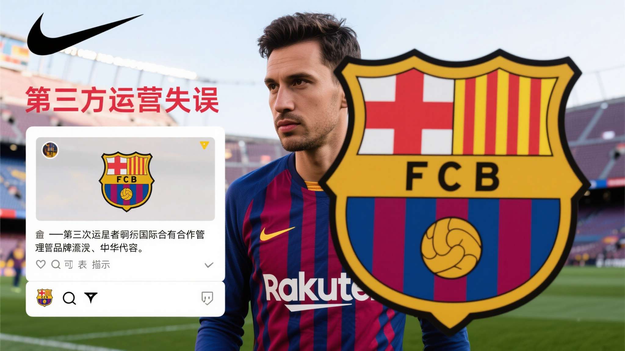 巴萨回应青训网站涉台不当配图：第三方运营，已下架整改
